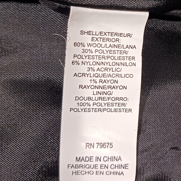 SOLD DO NOT PURCHASE OR ACCEPT OFFER Lucky Brand Wool Blend Belted Trench Coat - Picture 12 of 12